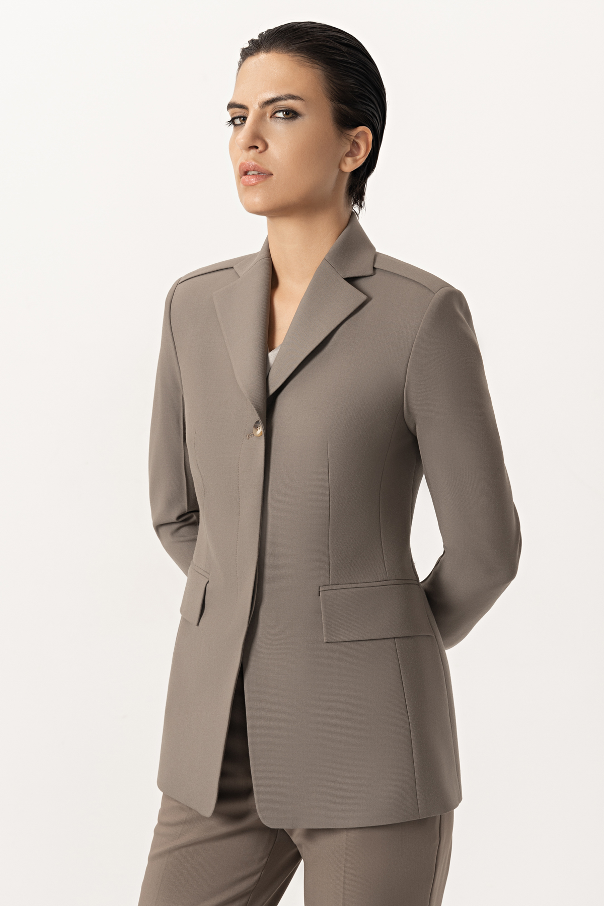 Jacket VASSA&Co, пол female, цвет Brown