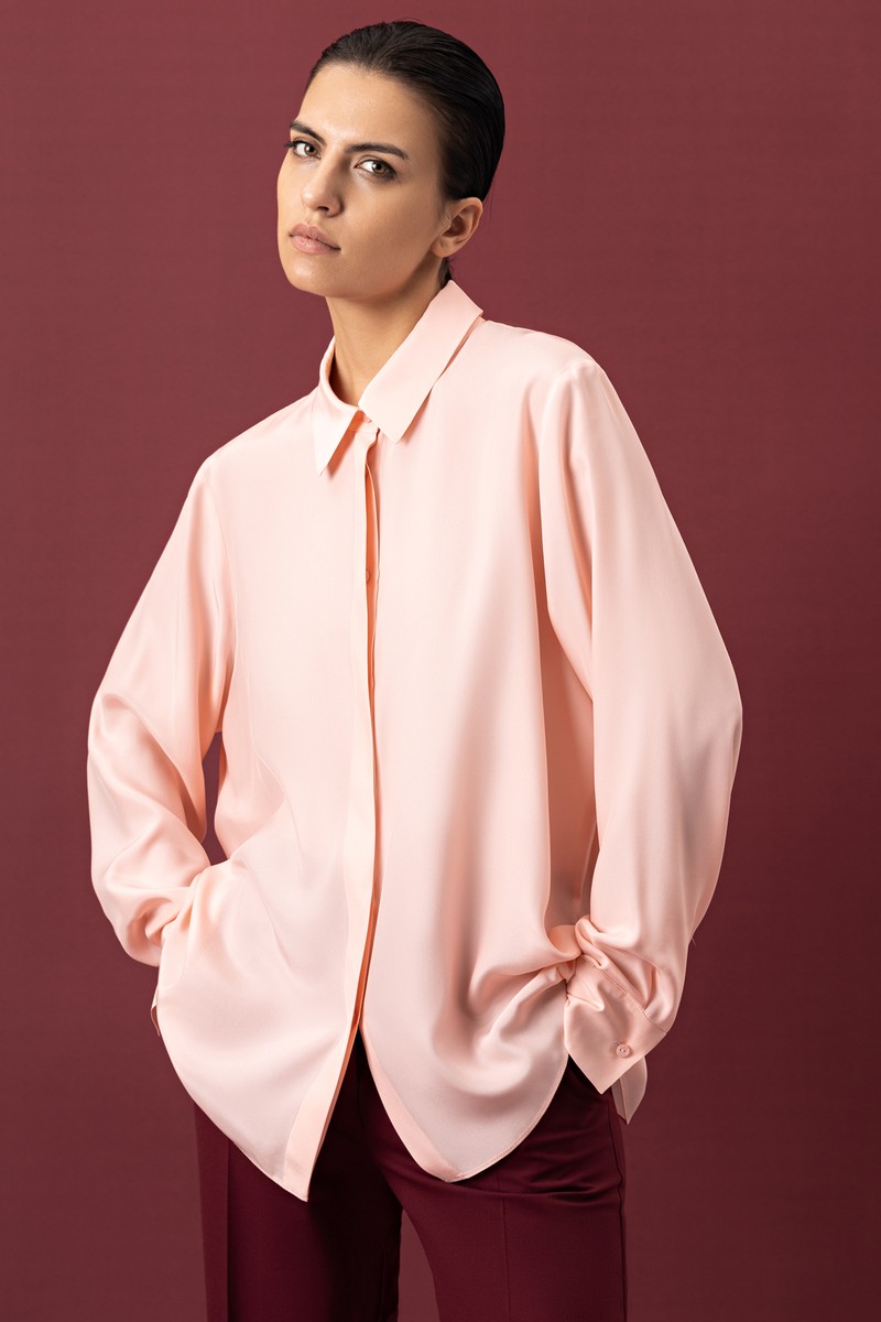 Blouse female БЛУЗКА VASSA&Co Pink