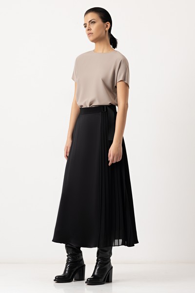 Юбка VASSA&Co, пол женский, цвет черный