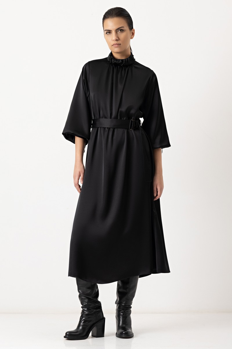 Dress VASSA&Co, пол female, цвет black