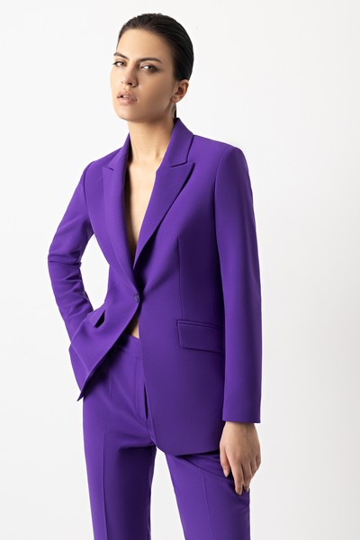 Жакет VASSA&Co, пол женский, цвет фиолетовый