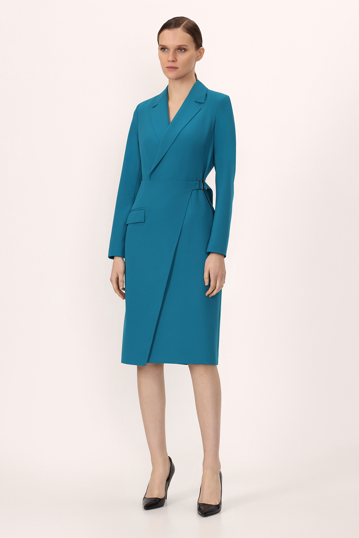 Dress female ПЛАТЬЕ VASSA&Co Синий