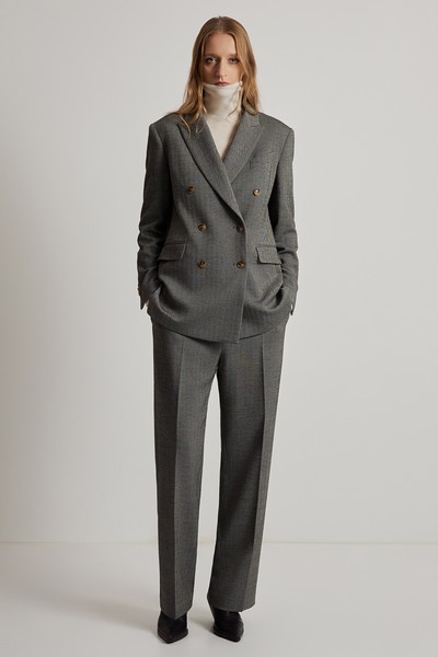 Брюки VASSA CODE, пол female, цвет серый