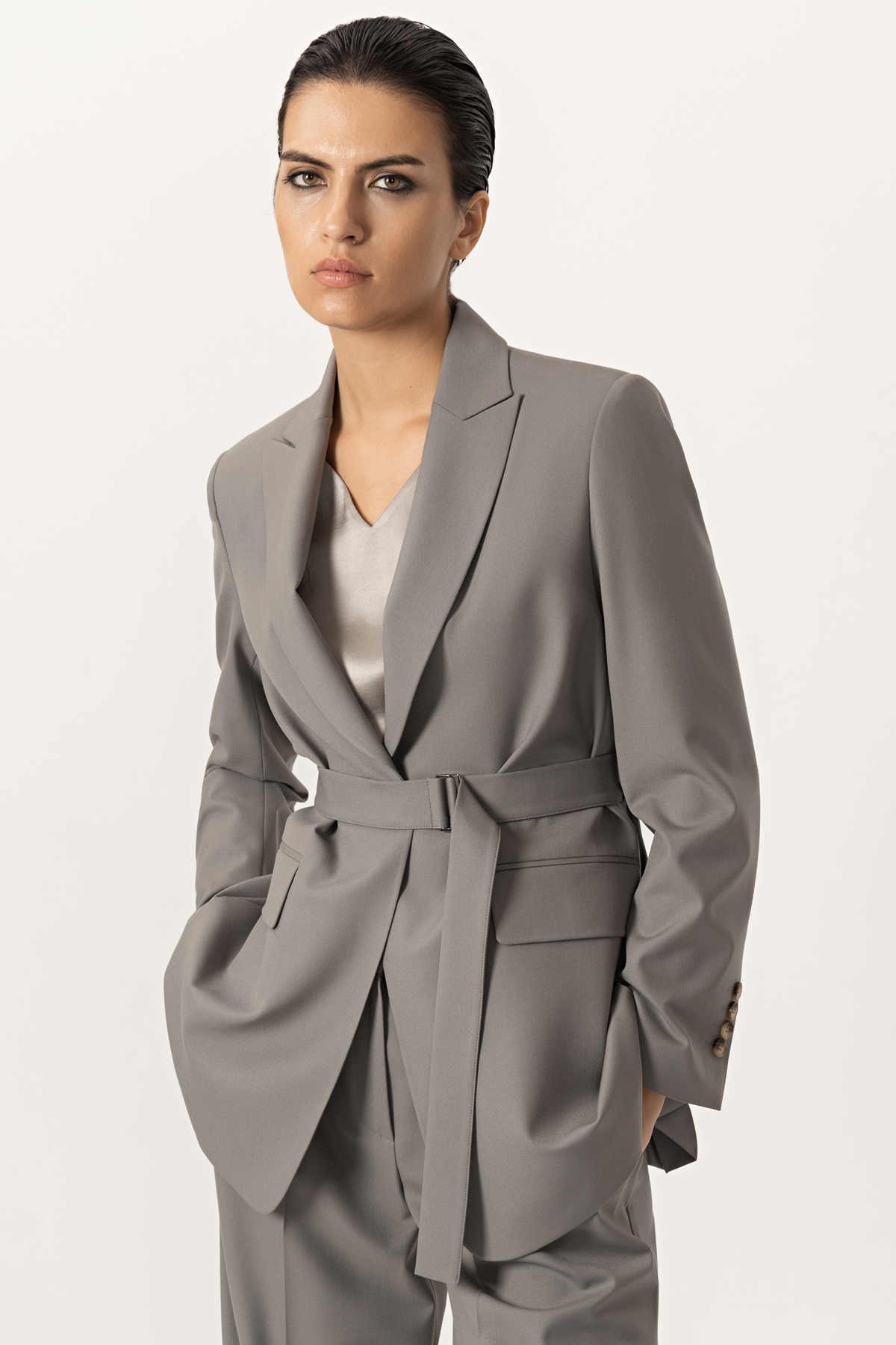 Jacket female ЖАКЕТ VASSA&Co Brown