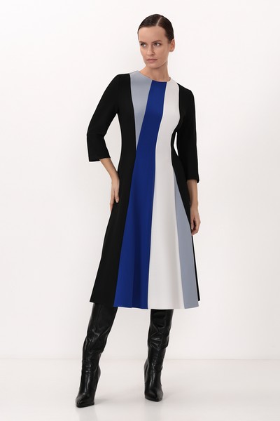 Платье VASSA&Co, пол женский, цвет синий