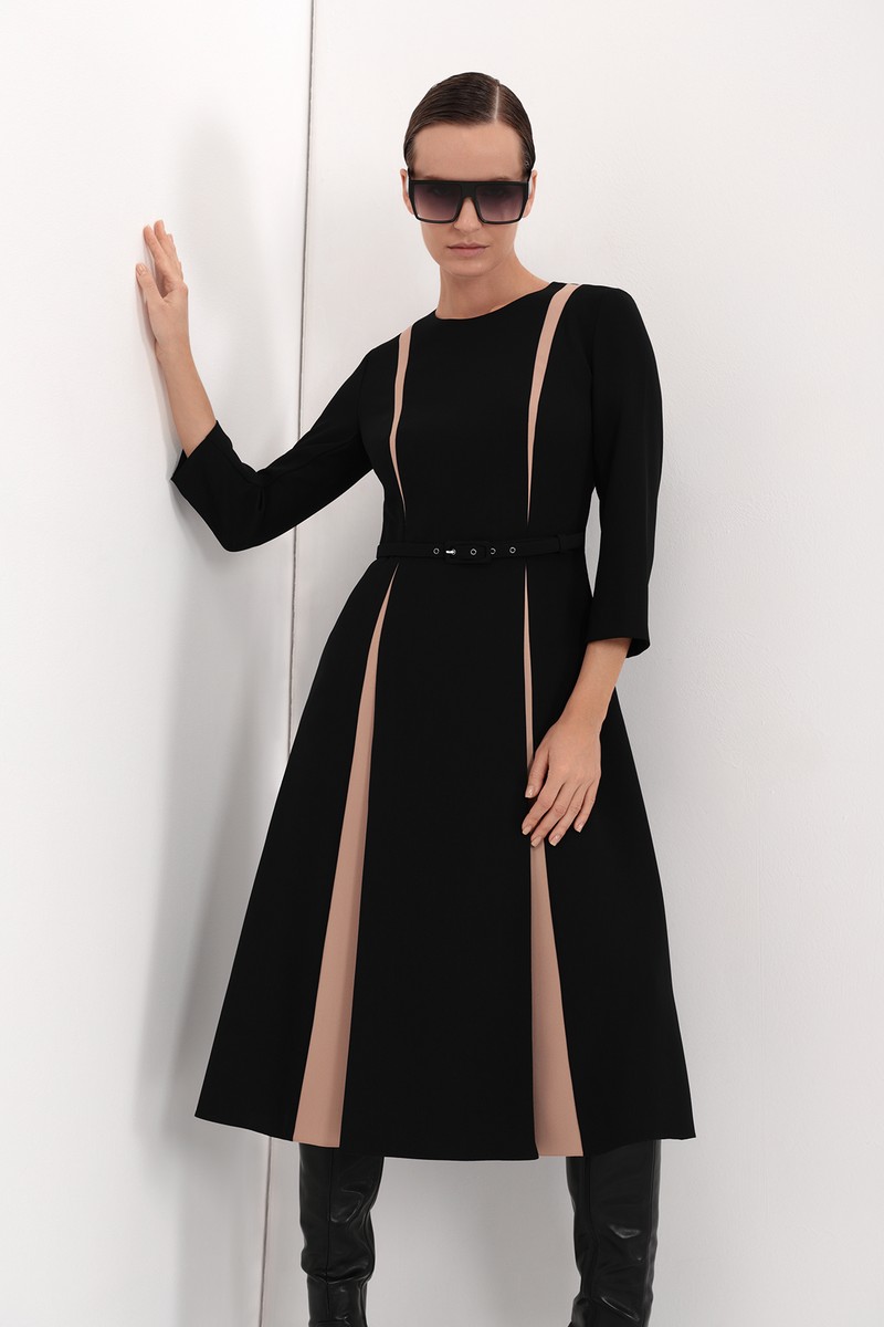 Dress VASSA&Co, пол female, цвет black