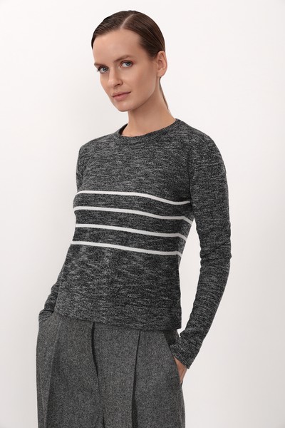 Джемпер VASSA CODE, пол женский, цвет серый