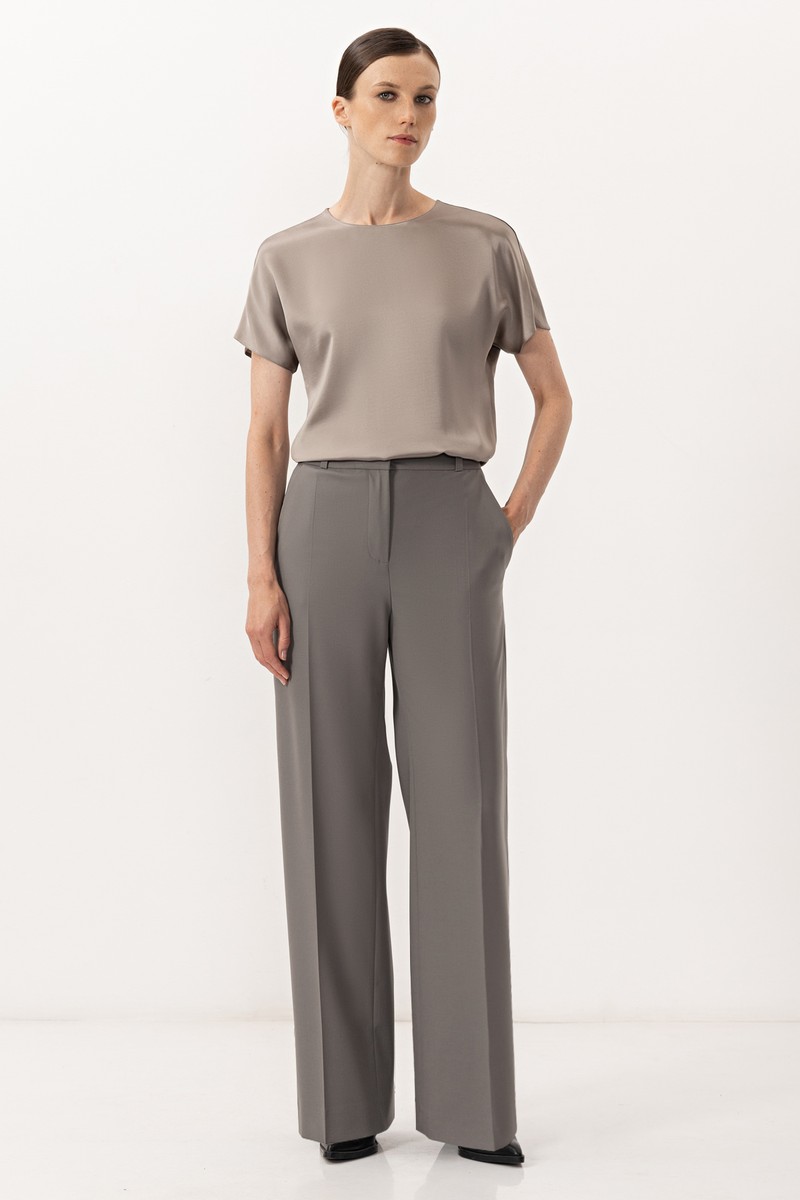 Pants female БРЮКИ VASSA&Co Brown