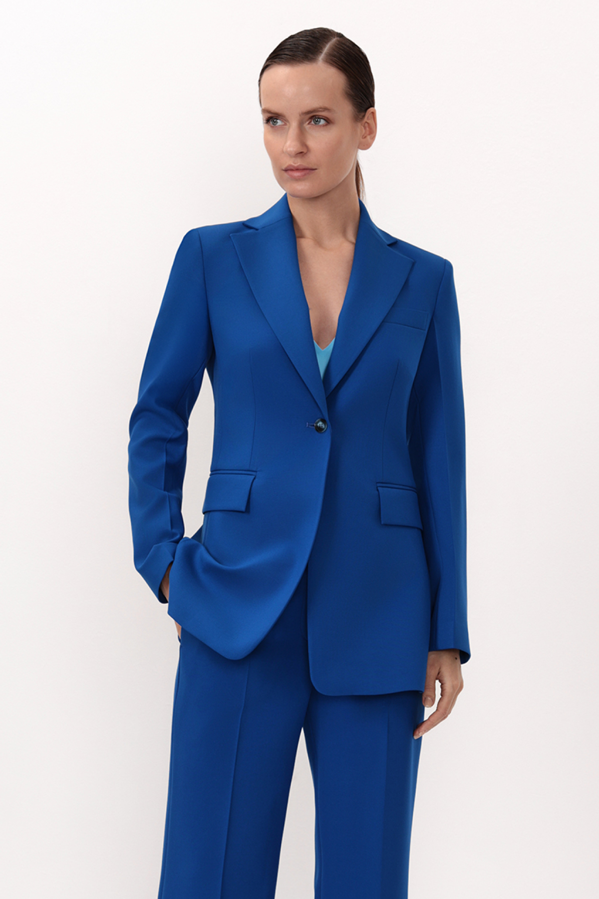 Jacket female ЖАКЕТ VASSA&Co Синий