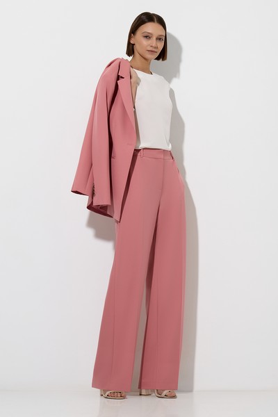 Trousers , пол female, цвет pink