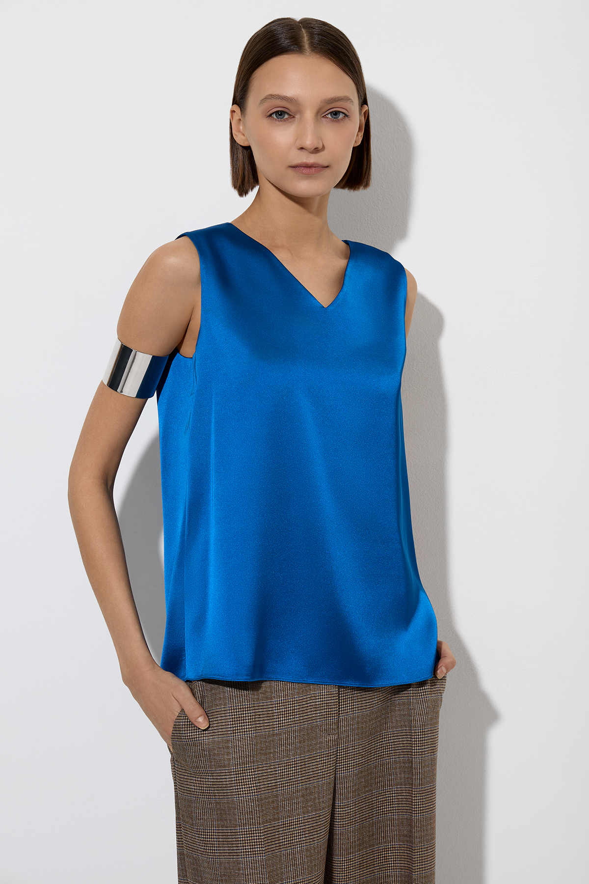 Blouse female БЛУЗКА Синий