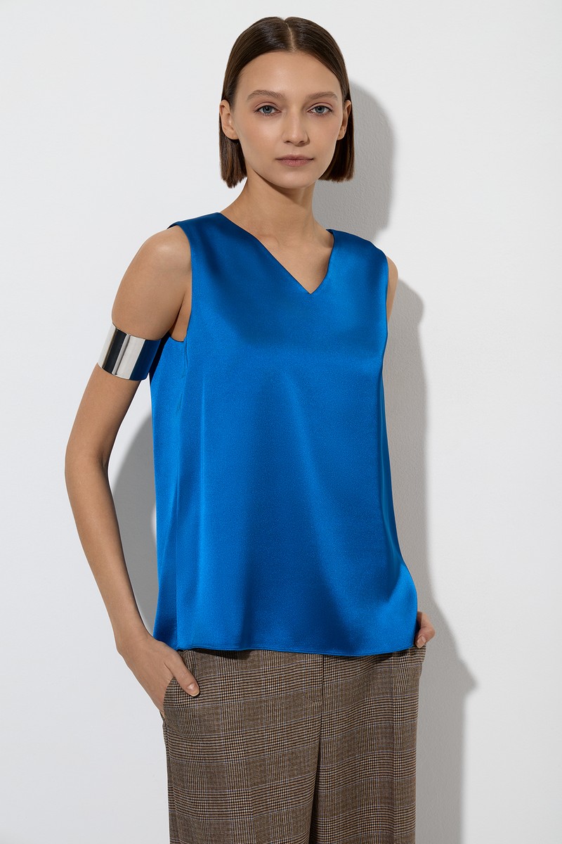 Blouse female БЛУЗКА  Синий