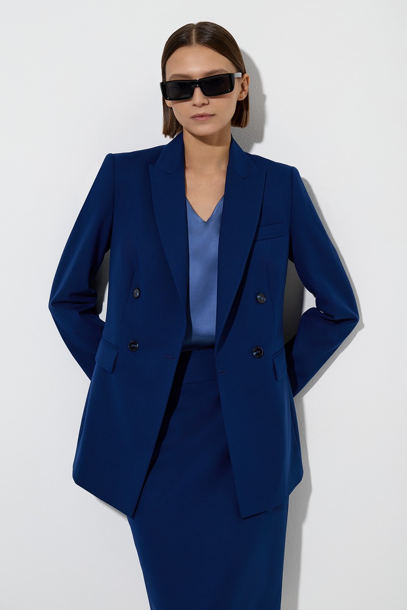Jacket female ЖАКЕТ VASSA&Co Синий