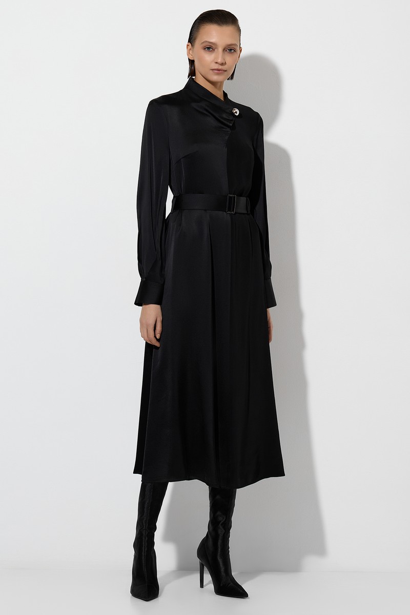 Платье VASSA&Co, пол female, цвет black