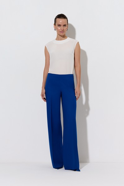 Trousers , пол female, цвет синий