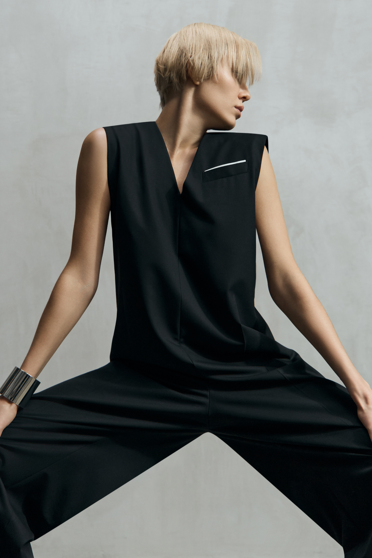 Overall female КОМБИНЕЗОН VASSA&Co Black