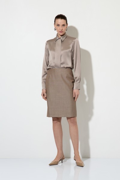 Skirt VASSA&Co, пол female, цвет brown