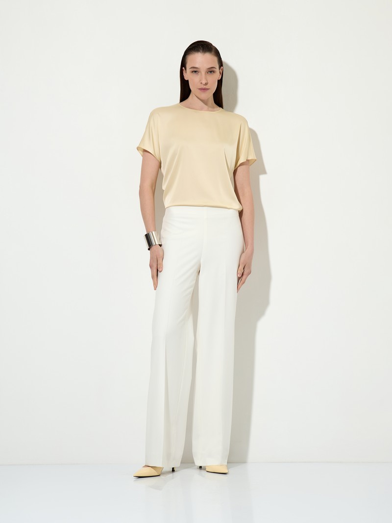 Trousers female БРЮКИ VASSA&Co White