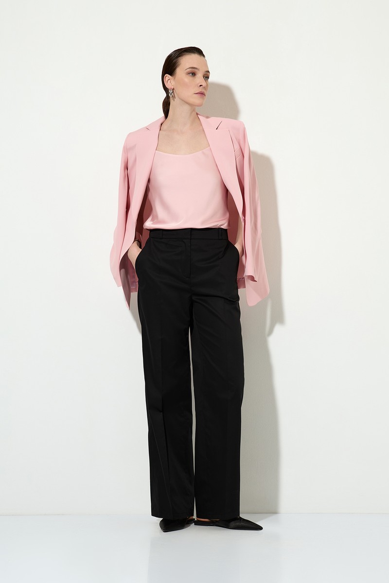 Trousers female БРЮКИ VASSA&Co Black
