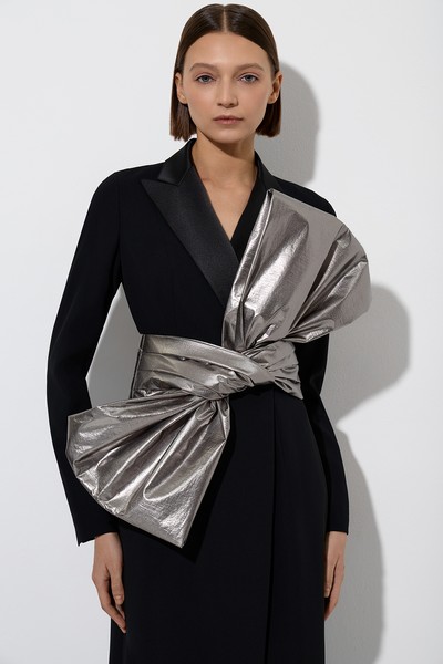 Пояс-бант VASSA&Co, пол female, цвет серый