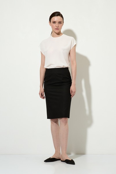 Юбка-карандаш VASSA&Co, пол female, цвет black