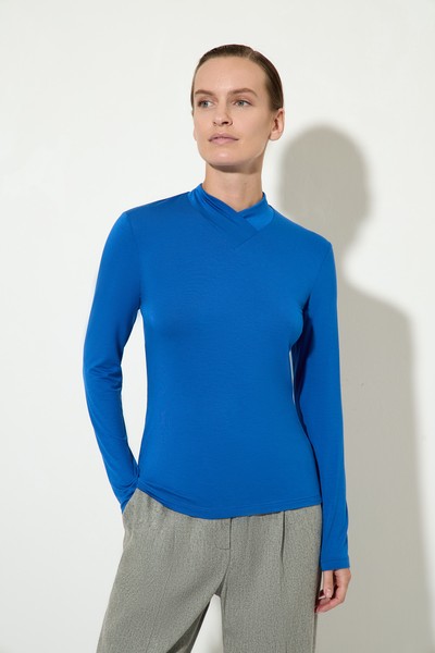 Водолазка VASSA&Co, пол женский, цвет синий