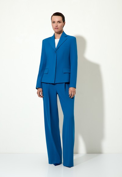 Жакет с супатной застежкой VASSA&Co, пол женский, цвет синий