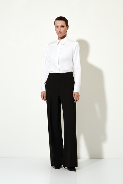 Брюки черные VASSA&Co, пол женский, цвет черный