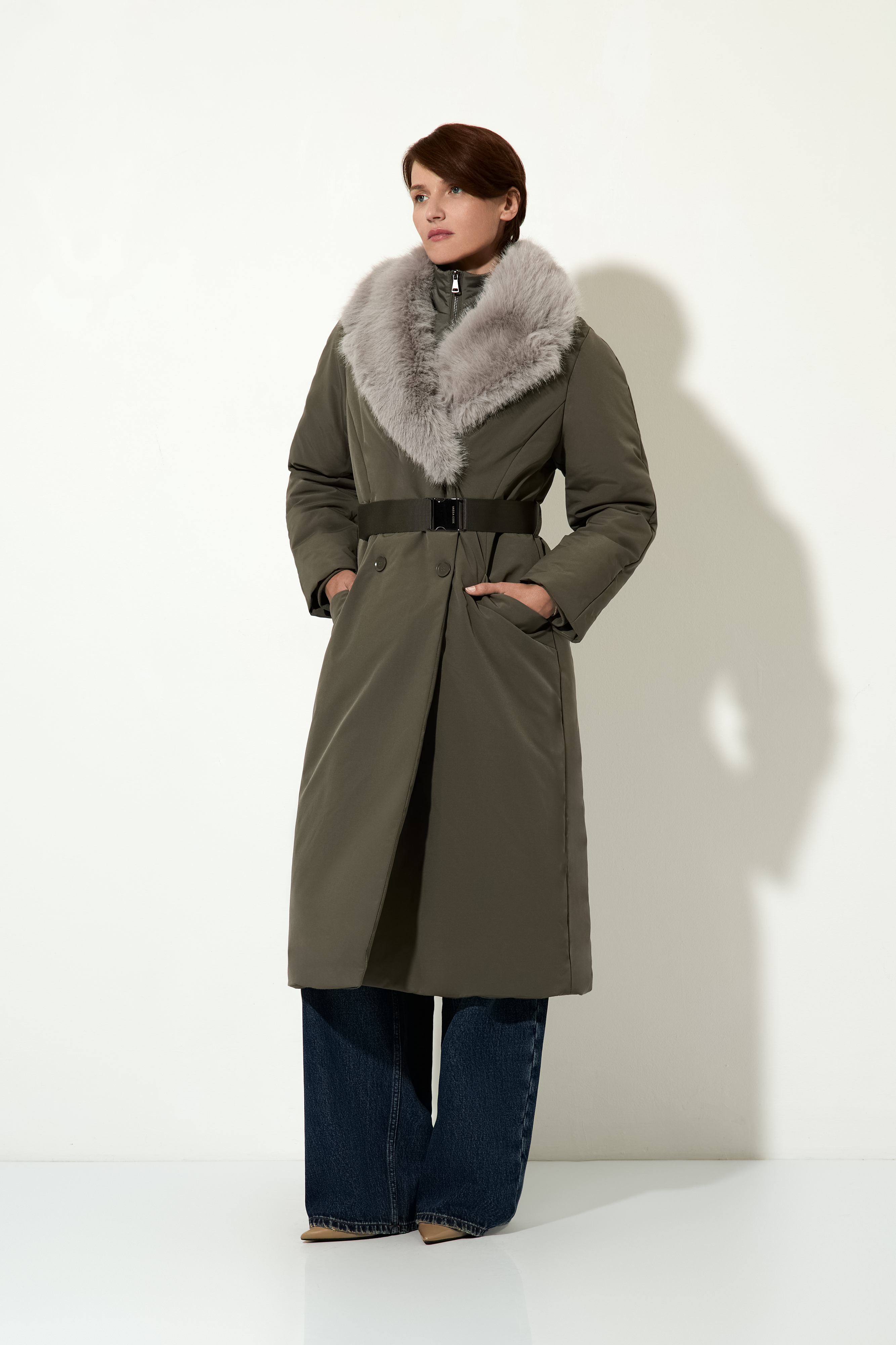 Coat VASSA CODE, пол female, цвет Серый