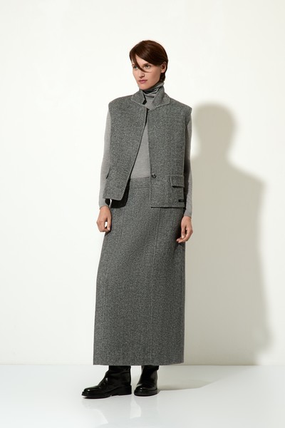 Жилет VASSA CODE, пол женский, цвет серый