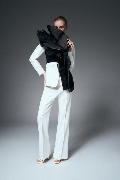 Жилет на одно плечо VASSA&Co, пол женский, цвет черный