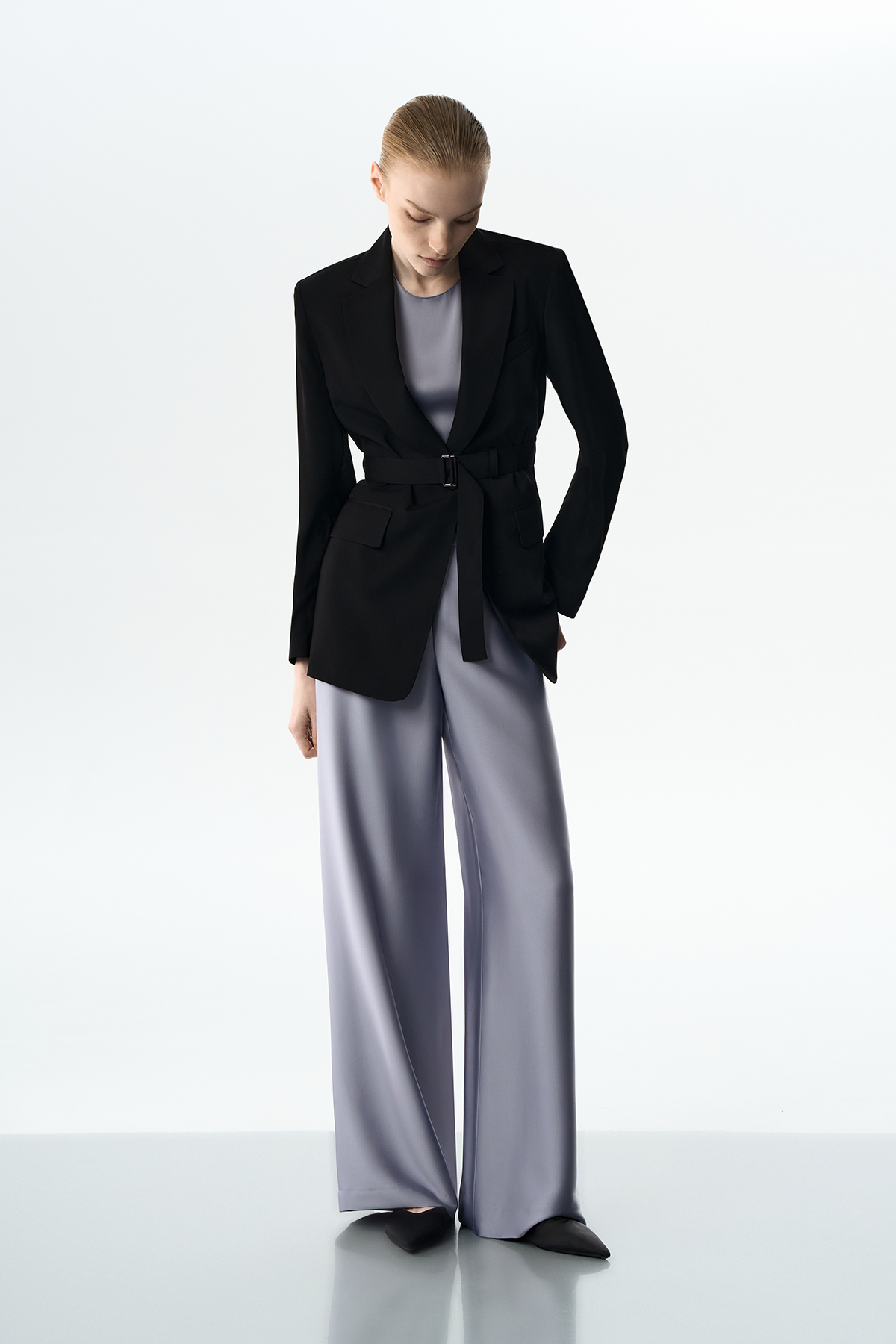 Жакет с облегченной спинкой VASSA&Co, пол женский, цвет черный