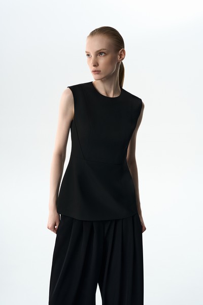 Жилет с кантом VASSA&Co, пол female, цвет black