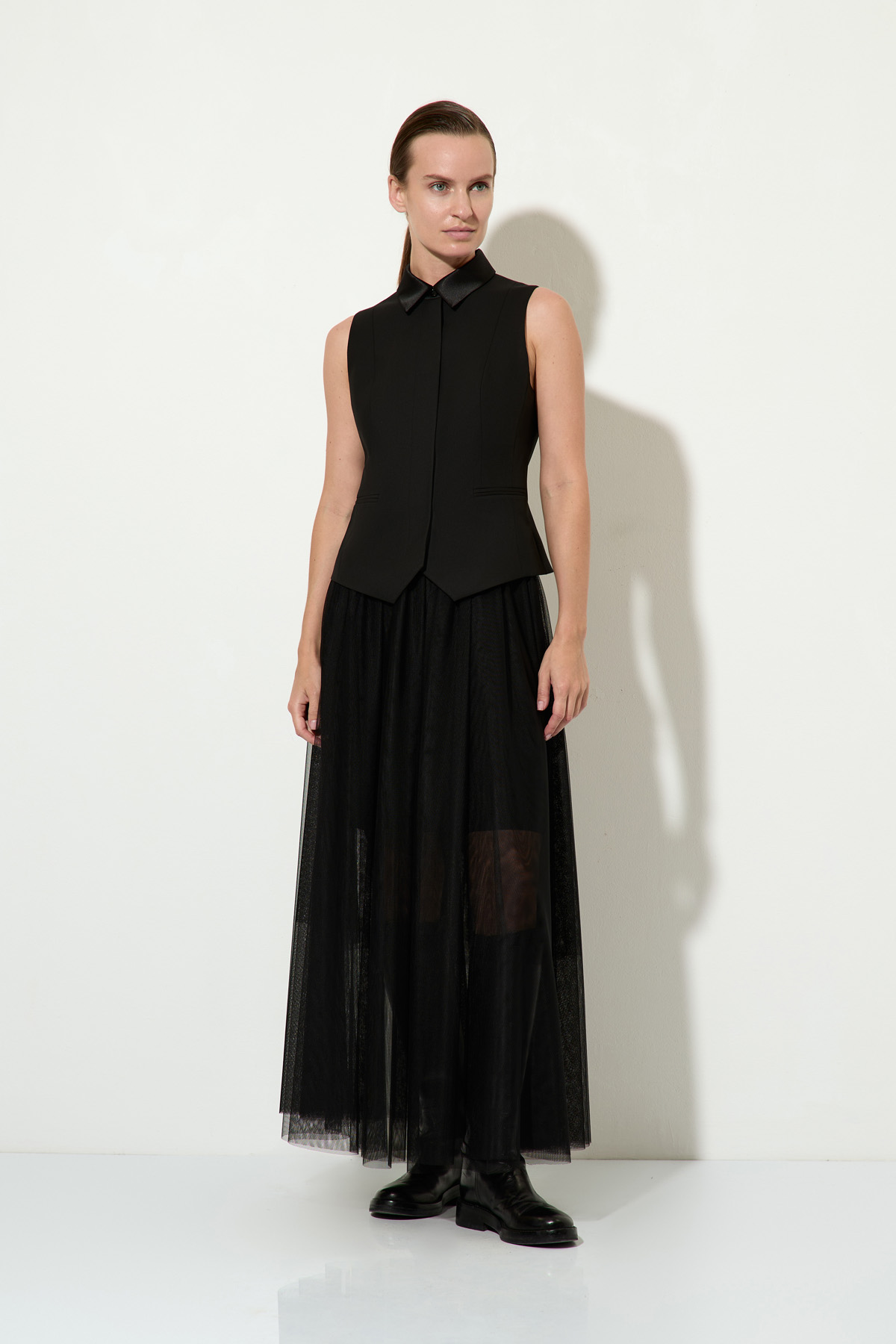 Юбка-макси VASSA&Co, пол female, цвет black