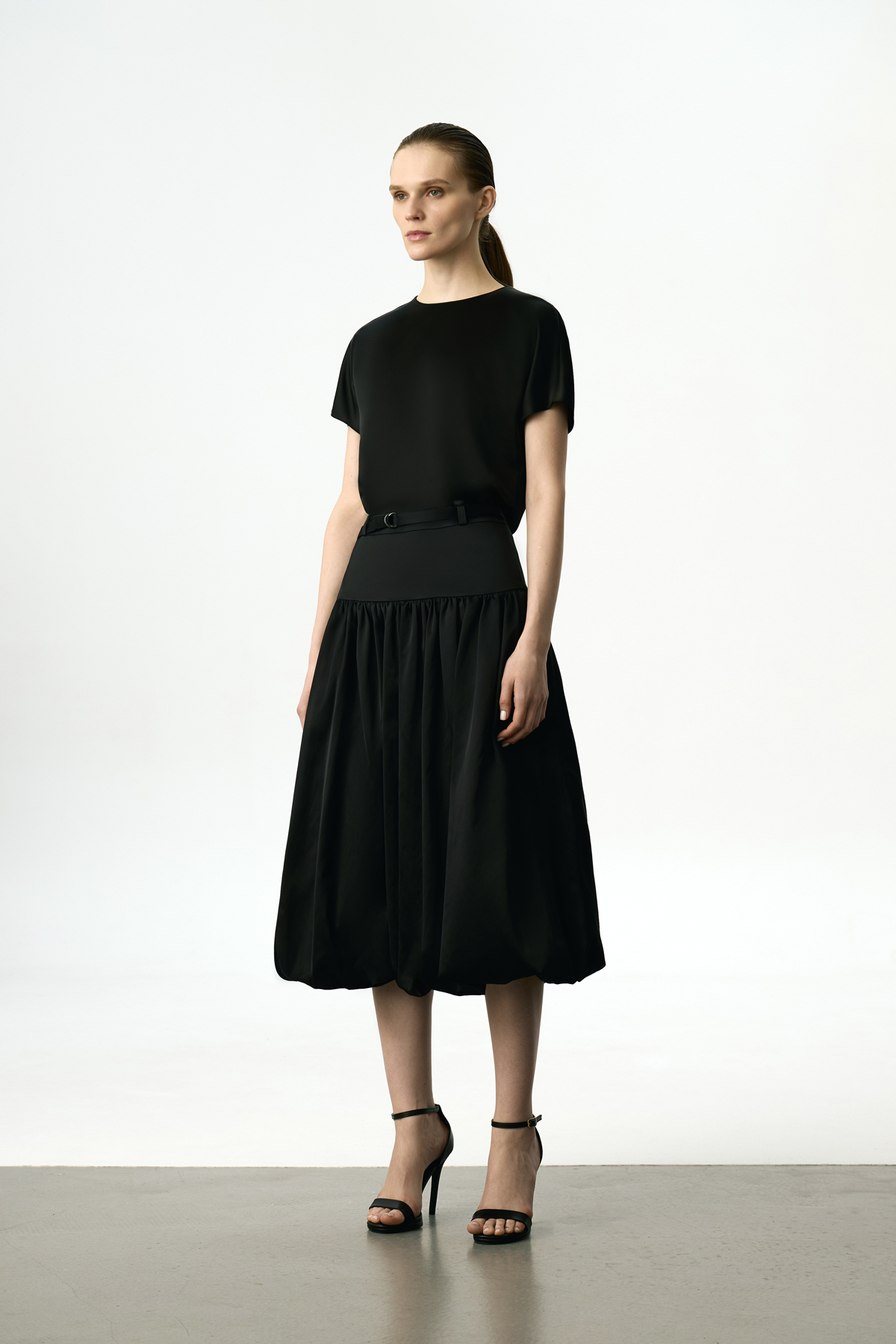 Юбка-баллон VASSA&Co, пол female, цвет black