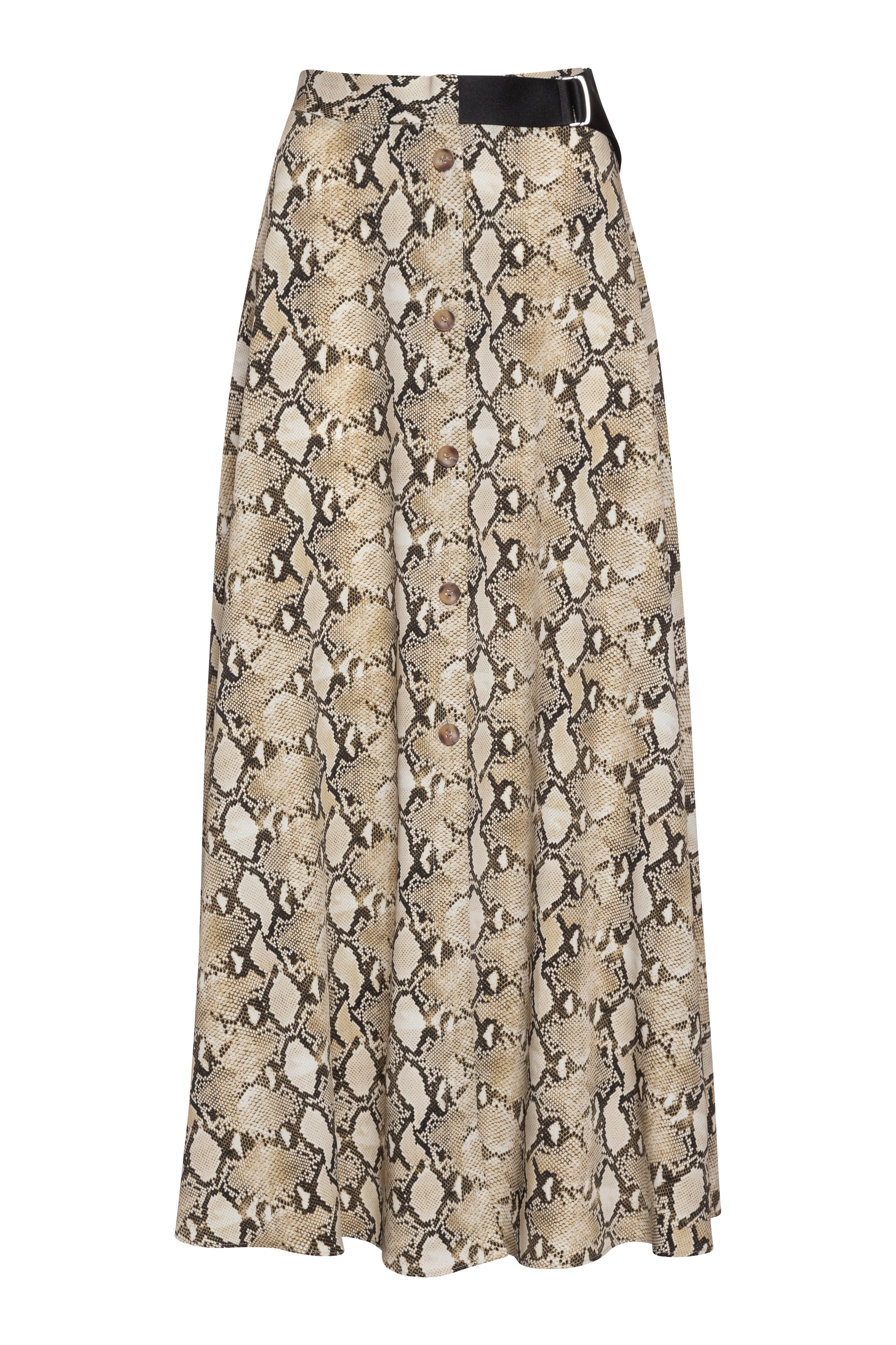 Длинная юбка  на пуговицах VASSA&Co, пол женский, цвет хаки