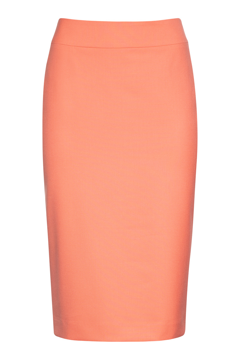 Классическая юбка зауженного силуэта VASSA&Co, пол женский, цвет розовый, фото №6