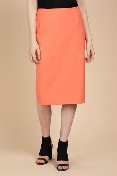 Классическая юбка зауженного силуэта VASSA&Co, пол женский, цвет розовый, фото №5