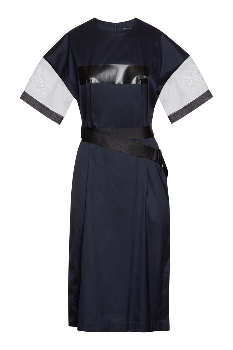 Платье в спортивном стиле VASSA&Co, пол женский, цвет синий