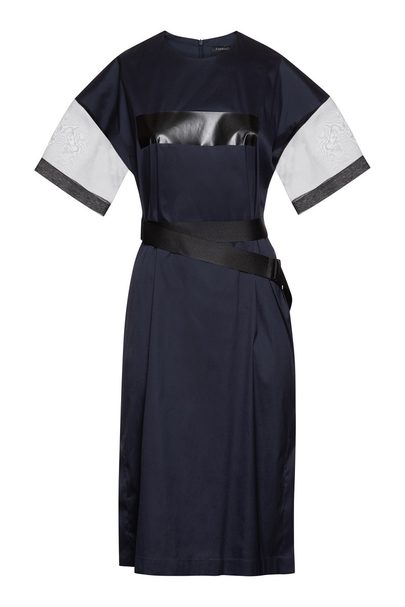 Платье в спортивном стиле VASSA&Co, пол женский, цвет синий, фото №7