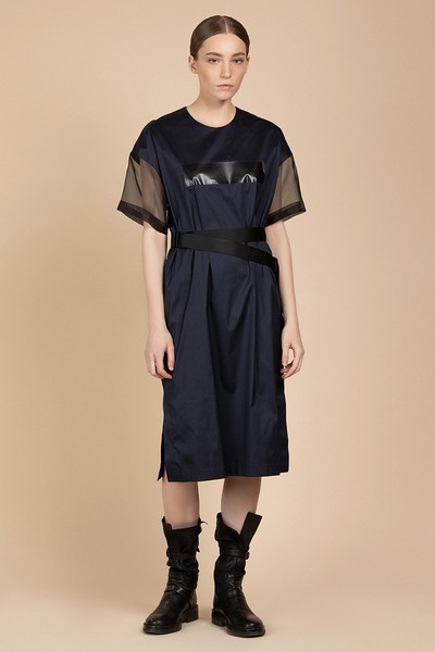 Dress VASSA&Co, пол female, цвет синий, фото №2