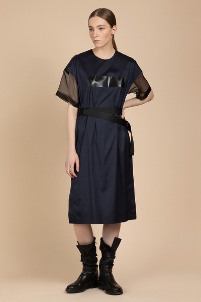 Dress VASSA&Co, пол female, цвет синий, фото №5