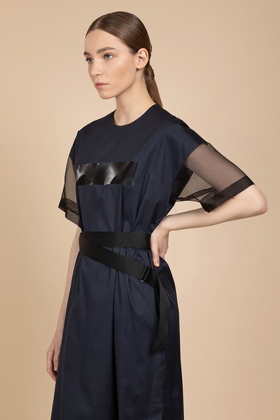 Dress VASSA&Co, пол female, цвет синий, фото №3