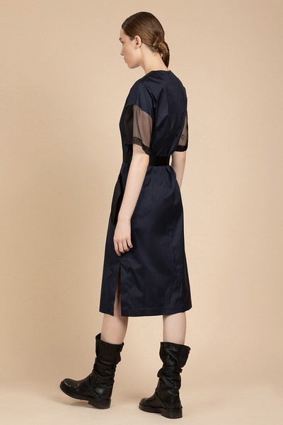 Dress VASSA&Co, пол female, цвет синий, фото №6