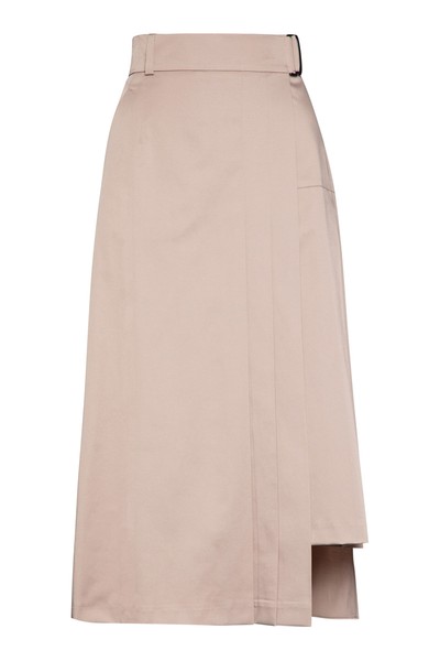 Юбка асимметричного кроя VASSA&Co, пол женский, цвет бежевый, фото №5