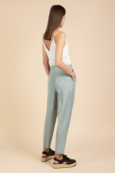 Брюки VASSA&Co, пол женский, цвет коричневый, фото №4