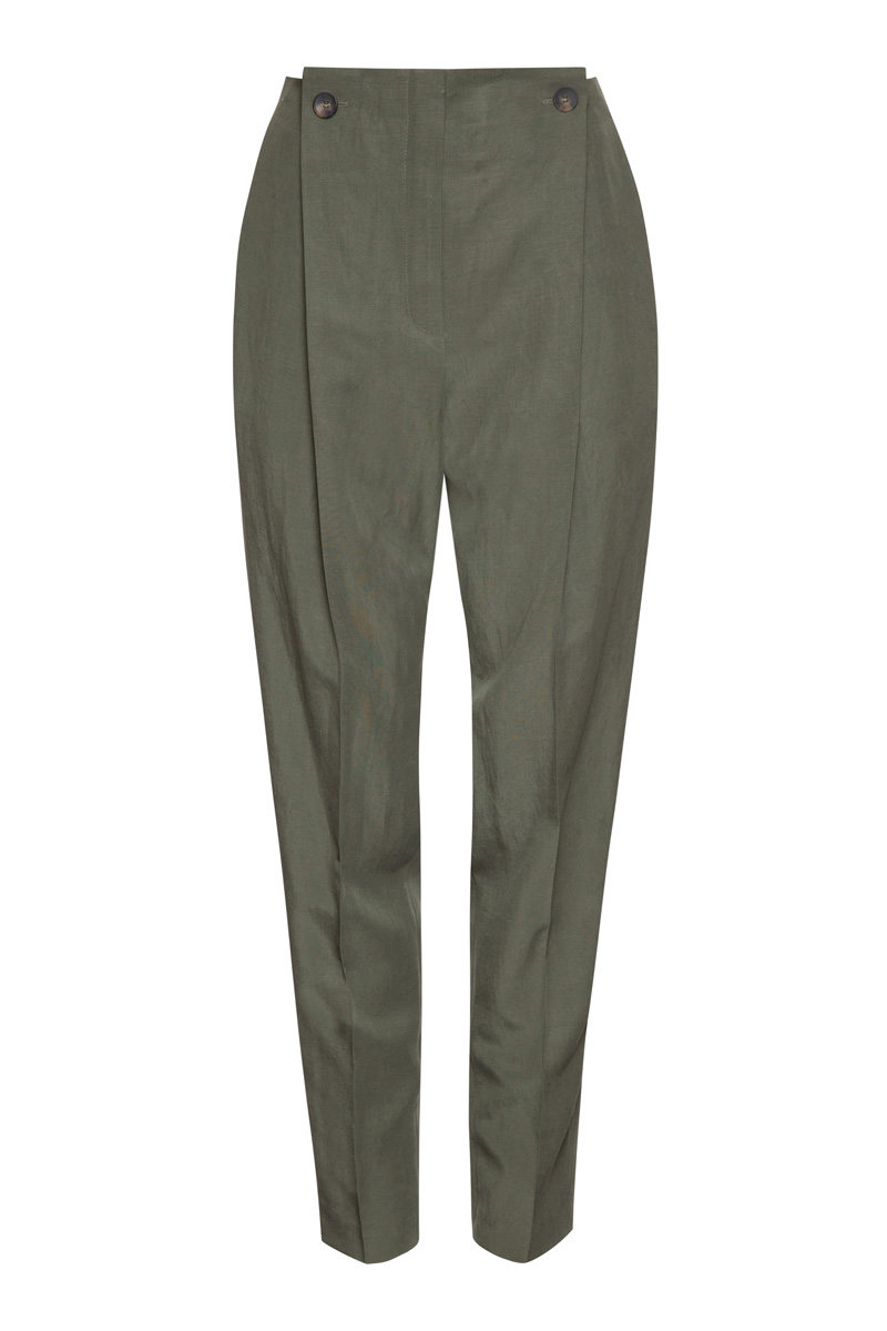 Pants VASSA&Co, пол female, цвет зеленый