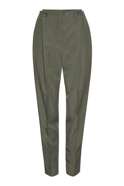 Брюки VASSA&Co, пол женский, цвет зеленый, фото №7