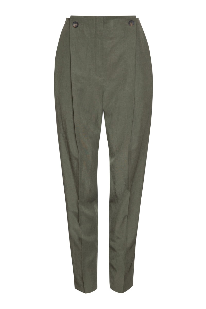 Pants VASSA&Co, пол female, цвет зеленый, фото №7