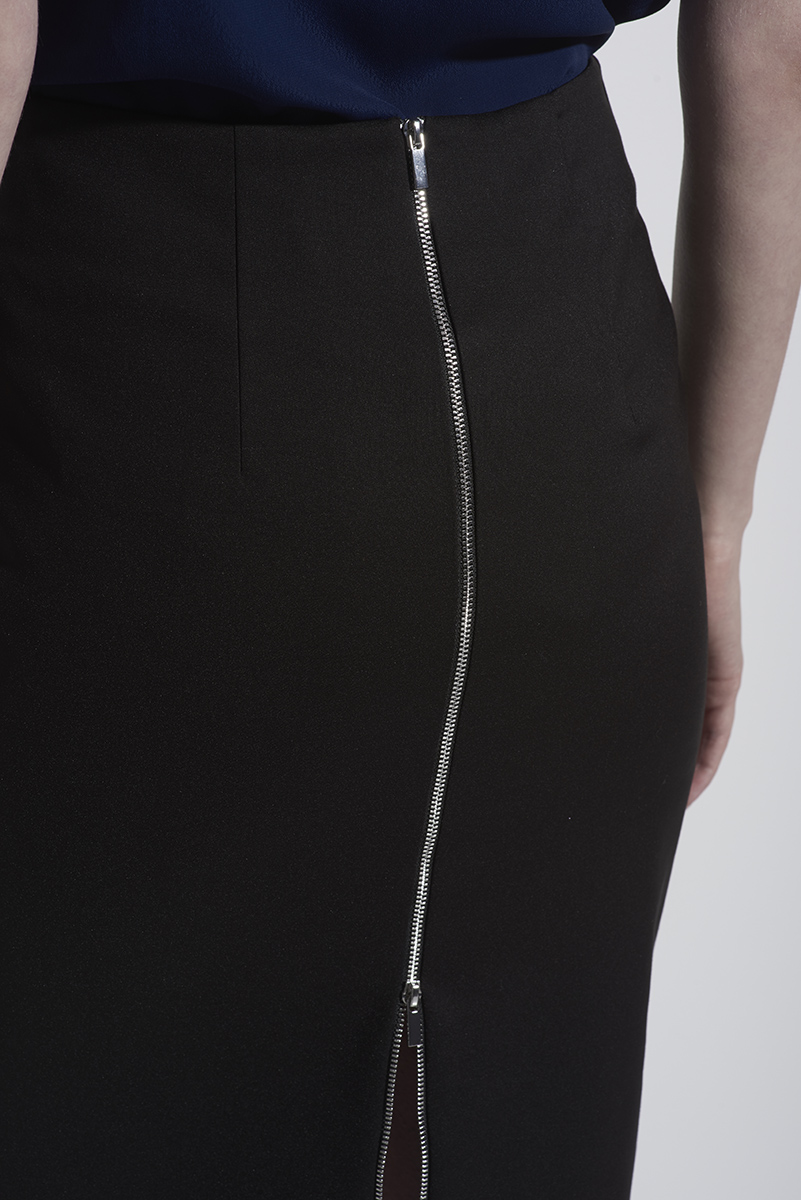 Skirt VASSA CODE, пол female, цвет Black